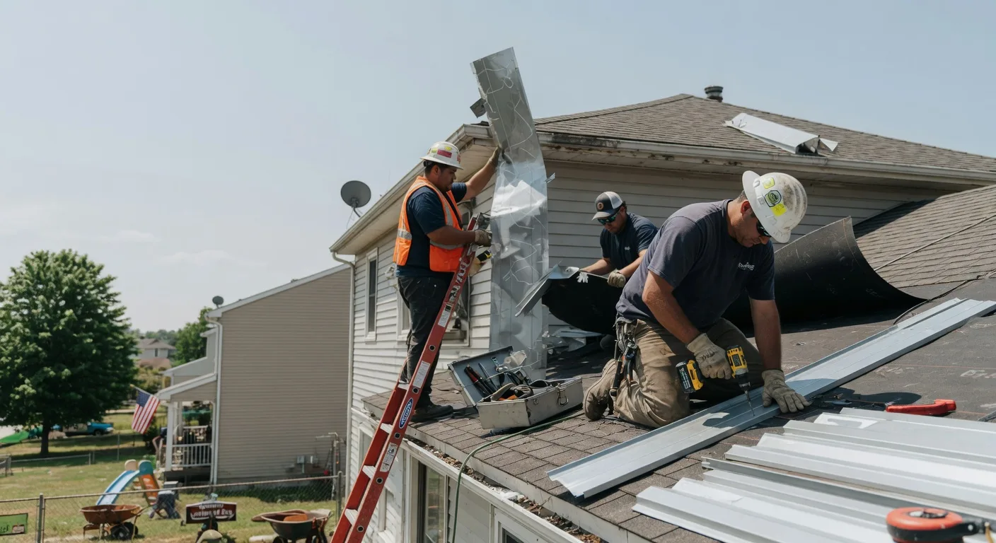 Storm Damage Metal Roof Repair in Knotts Island, NC